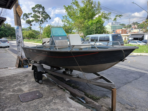 Lancha Fishing 165 Com Motor Johnson Branco 25hp