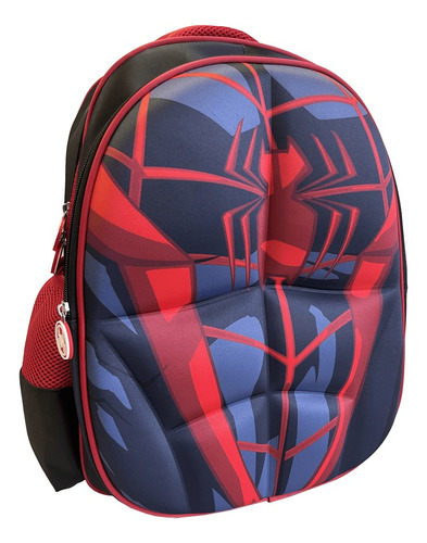 Mochila Escolar Grande Spiderman 3d