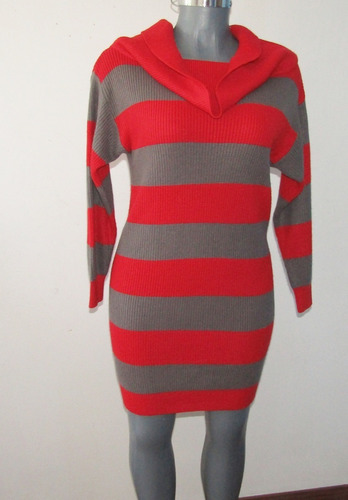 Lindo Vestido Tejido De Punto  Talla S / M