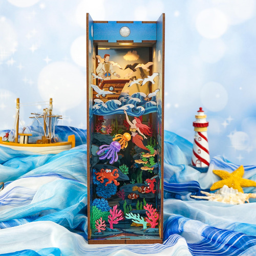 Kit De Nook De Libros Diy Manos Craft - Casa En Miniatura