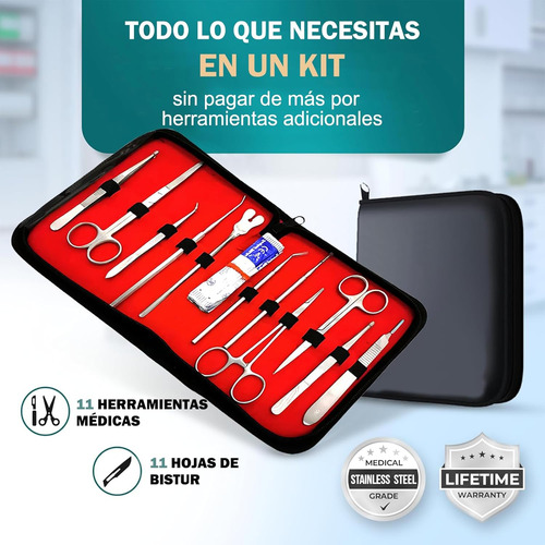 Pad Práctica Sutura E Insiciones Kit Modelos Anatomicos