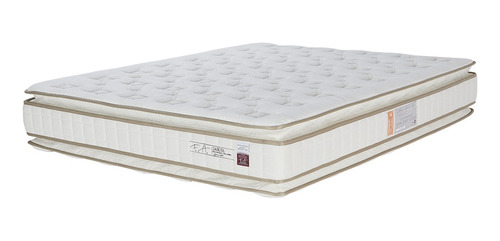 Colchon King 193x203 Resortes Doble Pilow Viscoelastico