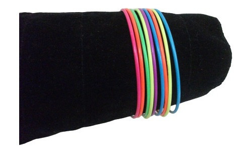 Pulseras Metal/pintado V/colores Moda Set 09