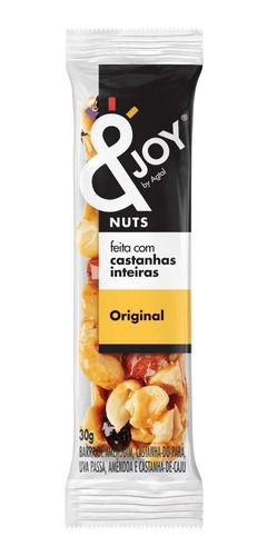 Imagem 1 de 3 de Barra Mixed Nuts &joy Agtal Original 30g - 1 Unidade