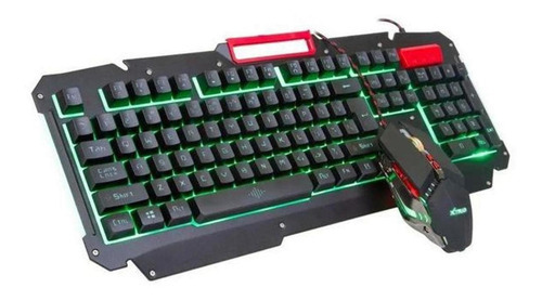 Kit Teclado E Mouse Gamer Xtrad Hk-8500 Cor do teclado Outro