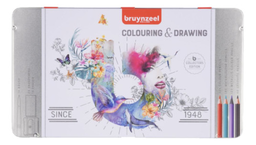 Lápices De Colores Bruynzeel Colouring & Drawing 70 Piezas
