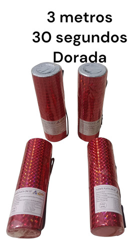 3 Mts X 30 Seg. Doradas Fuente Chispas Frias