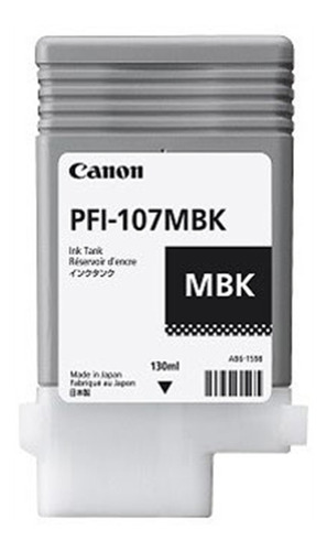 Cartucho De Tinta Canon Pfi-107mbk 6704b001aa Negro Mate