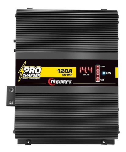 Fonte Digital / Carregador Taramps Pro Charger 120a - Bivolt