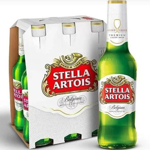 Cerveja Stella Artois Long Neck 330ml (6 Garrafas)