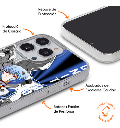 Funda Para Infinix Clon Rei Eva 00 Evangelion Anime Mecha Rei 00 Gt 20 Pro