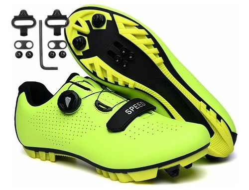 Zapatillas Ciclismo Mtb,zapatilla De Piel De Montaña