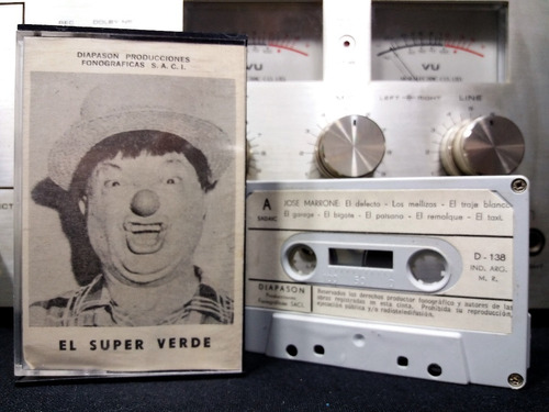 José Pepe Marrone - El Super Verde - Humor  Cassette