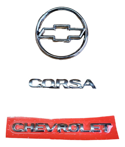 Kit Insignia Emblema Chevrolet Corsa Desde 97 Hasta 03 4p