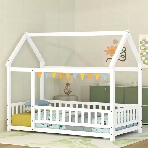 Cama Infantil Montesoriano con Techo – Delta