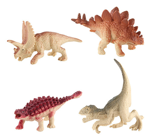 Set De Dinosaurios De Simulación Colorida En D: Modelos De A