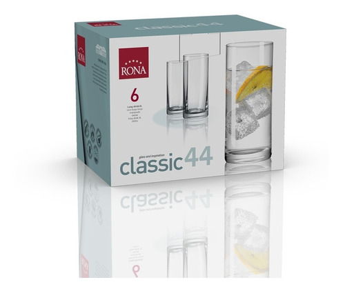 Set De 6 Vasos Classic 440 Cc, Rona