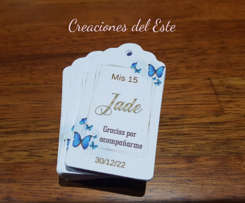 Imagen 6 de 10 de Tags Etiquetas Personalizadas Estilo Vintage X 10 Unidades