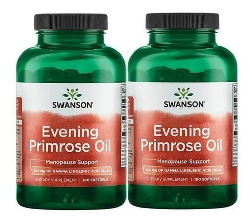 Evening Primrose Oil Aceite 100cp Pack 2x Onagra Enviogratis Sabor No Aplica