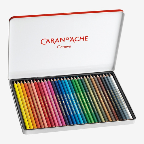 Lapices Carandache Swisscolor X 30 Acuarelables Lata