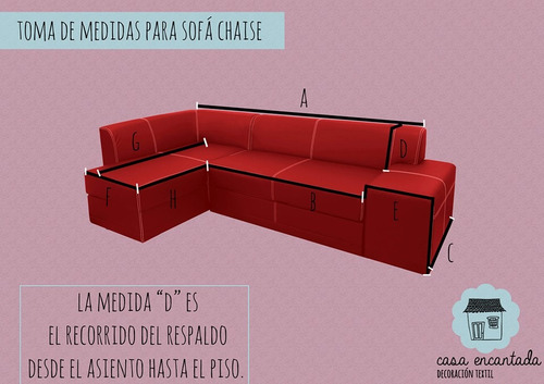 Funda Para Sofá Chaise En Tela Bull O Rústica