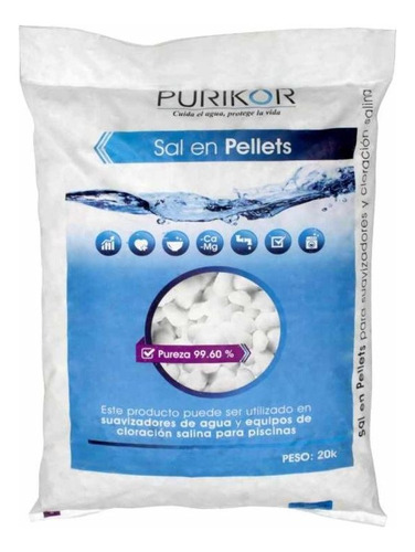 Sal En Pellets Suavizador Marca Purikor