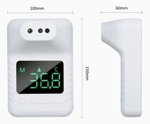Termometro Infrarrojo Digital De Pared Sin Contacto Alarma