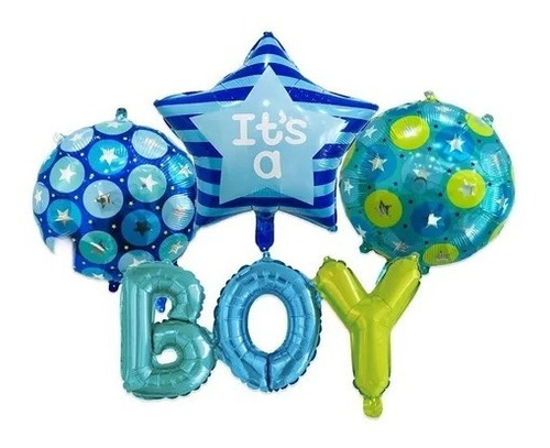 Kit De Globos Para Baby Shower Its A Boy 