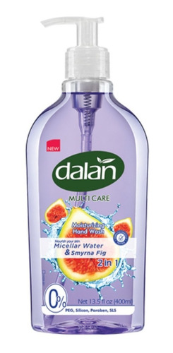 Imagen 2 de 2 de Jabón Líquido Dalan Micelar Higo Esmirna 12 Unid, 400 Ml