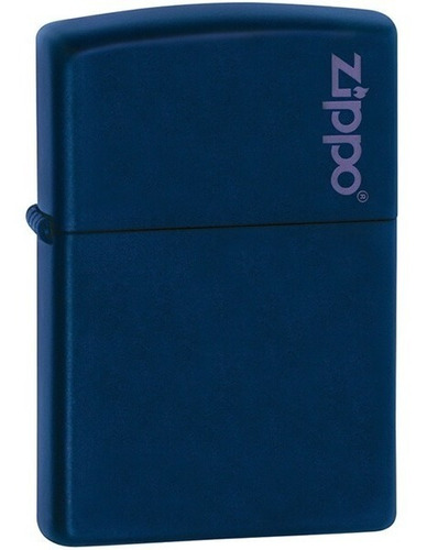 Encendedor Zippo Azul Marino Con Logo  -  Cod 239zl