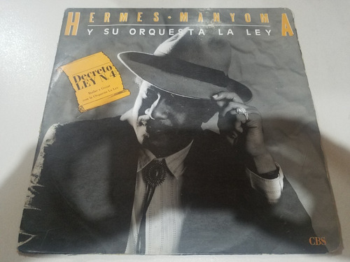 Lp Vinilo Disco Vinyl Hermes Manyoma Decreto Ley N°4 Salsa