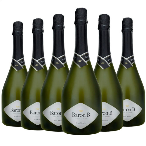 Champagne Baron B Brut Nature 750ml Caja X6 Unid - 01mercado