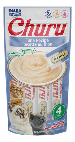 Churu Premio Cremoso Para Gato Sabor Atun Caja 6 Pack C/4pz