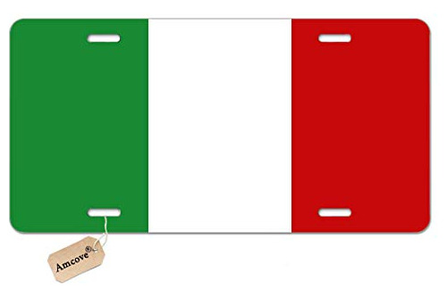 Matrícula Italia Bandera Del Coche Decorativos Etiquet...