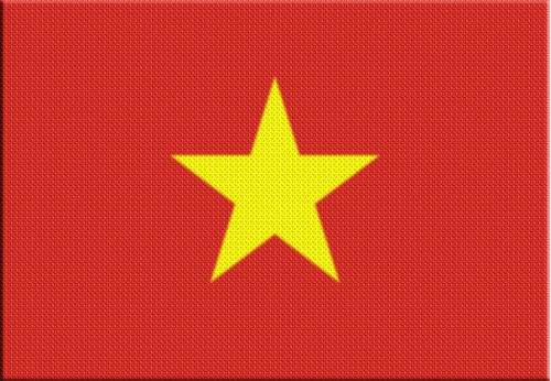 Parche Termoadhesivo Bandera Vietnam