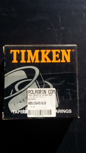 Imagem 3 de 3 de Rolamento Capa E Cone 515649/610 - Timken