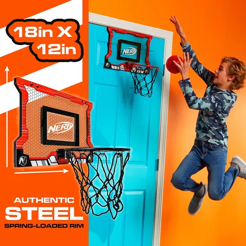 Nerf Juego De Aro De Baloncesto - Mini Aro Profesional Con M