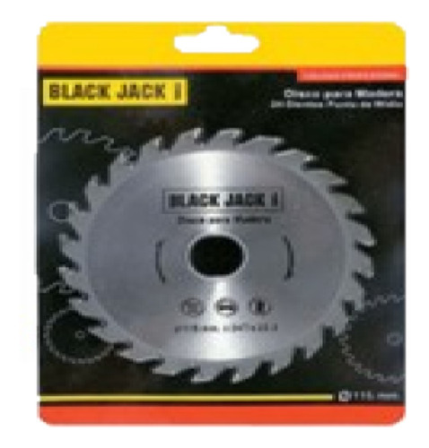 Disco Para Madera 115mm 24 Dientes Black Jack