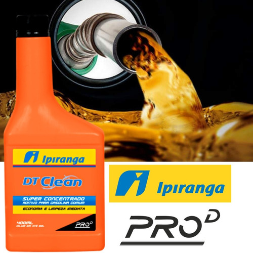 3 Aditivo Limpa Injeção Gasolina Comum Ipiranga 400ml