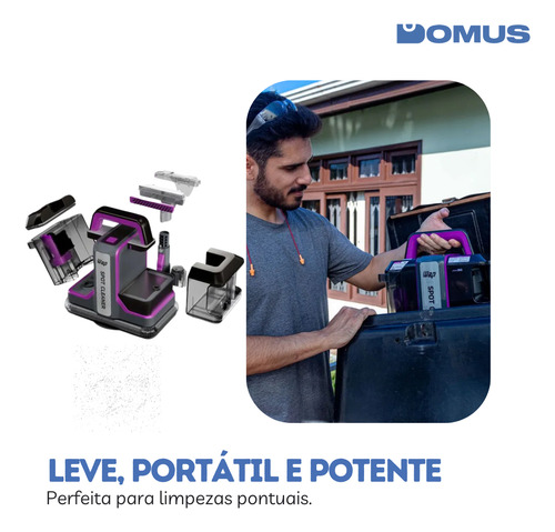 Extratora Portátil Spot Cleaner W3 Estofados E Sofás Wap