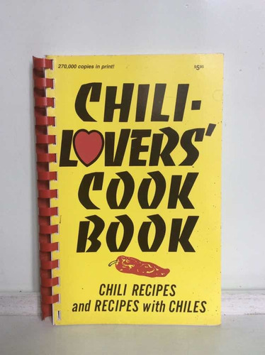 Libro De Cocina Para Amantes Del Chile - En Inglés