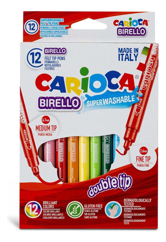 Marcador Escolar Carioca Birello X12