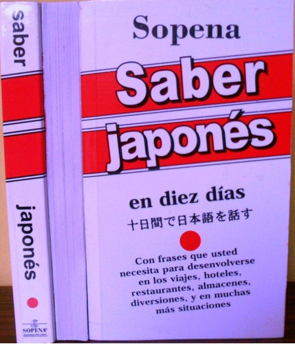 Método Aprender Japonés En 10 Días Saber Sopena.