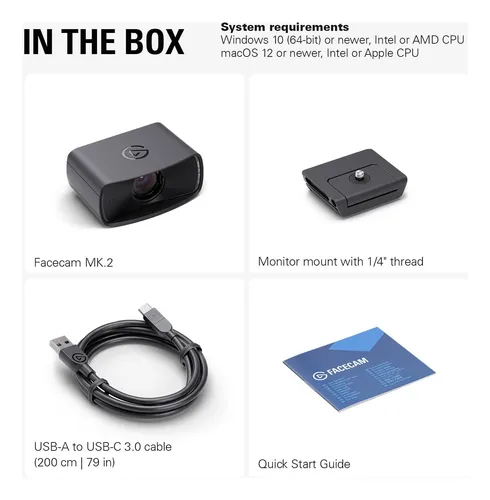 Webcam Elgato Facecam Hd Mk.2 Pc Y Mac