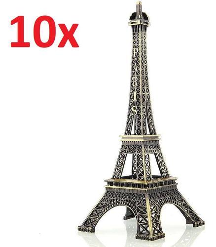 Torre Eiffel Miniatura Kit 10 Festa 15 Anos Lembrancinhas