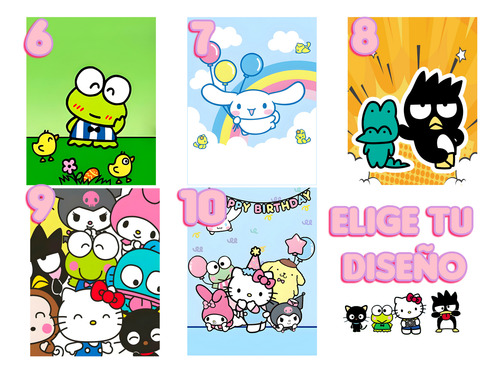 Hello Kitty Y Sus Amigos Morralitos Recuerdos Fiestas 20 Pzs