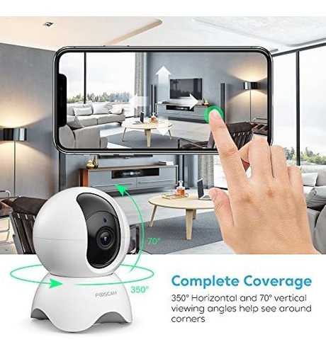 Camara Seguridad Para 5 Mp Wifi Foscam X3e Ip Hd Audio 2