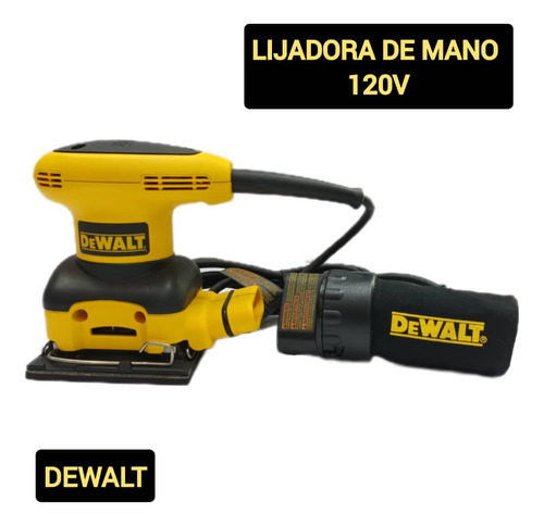 Lijadora De Mano  Dewalt 120v Somos Tienda Física 