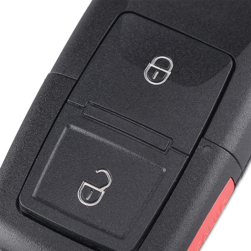 Imagen 8 de 9 de Carcasa Llave Vw 2+1 Bot Desmontable Bora Passat Golf Polo