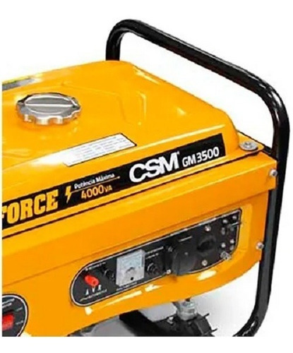 Gerador À Gasolina 3,5 Kva Gm-3500 4 Tempos Csm (bivolt)